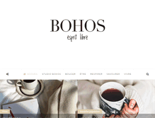 Tablet Screenshot of bohos.ca